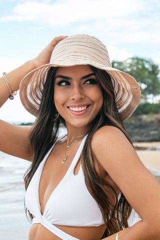 Bow Accent Bucket Sunhat *Online Only* - Premium hats at Lonnys NY - Just $35! Shop Womens clothing now 