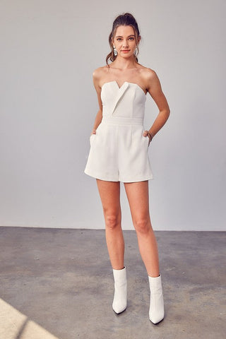 Off Shoulder Romper  *Online Only* - Premium  from Do + Be Collection - Just $75! Shop now 
