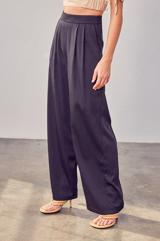 Wide Leg Pants *Online Only* - Premium  at Lonnys NY - Just $70! Shop Womens clothing now 