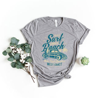 Surf Summer Beach Short Sleeve Graphic Tee *Online Only* - Premium Shirts & Tops at Lonnys NY - Just $47.50! Shop Womens clothing now 