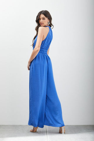High Neck Sleeveless Jumpsuit *Online Only* - Premium  at Lonnys NY - Just $75! Shop Womens clothing now 