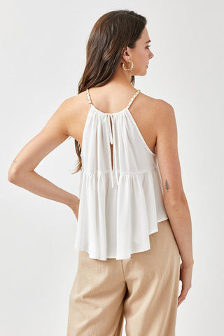Halter Neck with Back Strap Flared Top  *Online Only* - Premium  from Mustard Seed - Just $62! Shop now 