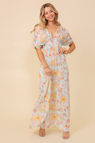 Floral Print Brunch Spring Summer Maxi Sundress *Online Only* - Premium  at Lonnys NY - Just $46.05! Shop Womens clothing now 