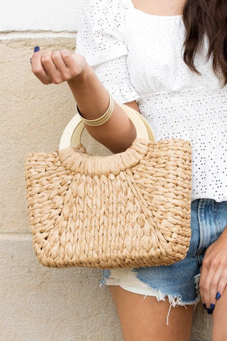 Woven Tote - Premium  from Aili's Corner - Just $50! Shop now 