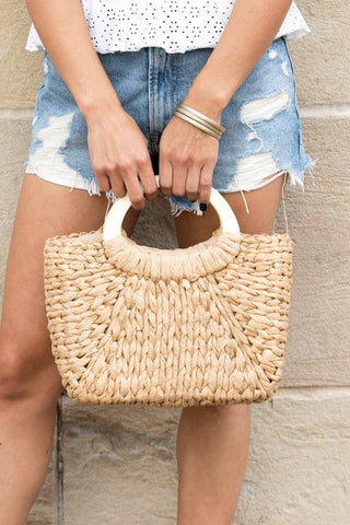 Woven Tote *Online Only* - Premium Bags at Lonnys NY - Just $50! Shop Womens clothing now 