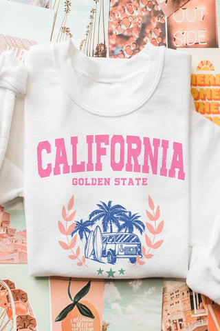 CALIFORNIA GOLDEN STATE GRAPHIC SWEATSHIRT *Online Only* - Premium  at Lonnys NY - Just $66.63! Shop Womens clothing now 