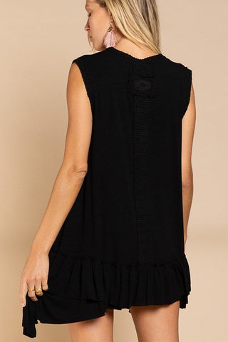 Sleeveless Ruffle Hem Dress *Online Only* - Premium dresses from POL - Just $72.45! Shop now 