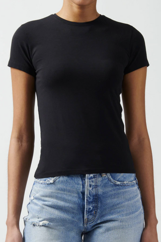 ATM Pima Cotton Baby Tee - Premium Shirts & Tops at Lonnys NY - Just $125! Shop Womens clothing now 