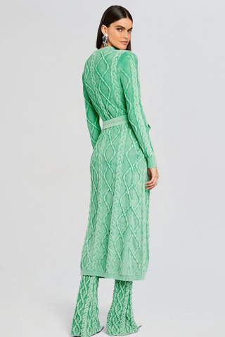 Seroya Josefina Cable Knit Cardigan - Premium sweater at Lonnys NY - Just $398! Shop Womens clothing now 