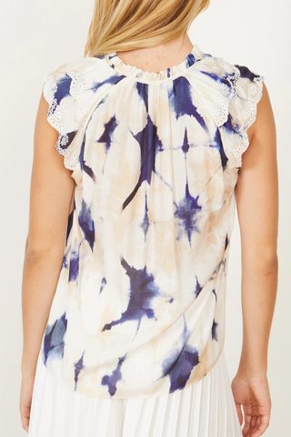 Caballero Zoe Java Tie Dye Top - Premium Shirts & Tops at Lonnys NY - Just $195! Shop Womens clothing now 