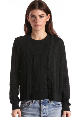 Minnie Rose Cotton Cashmere Heart Sweater - Premium Shirts & Tops from Minnie Rose - Just $276! Shop now 