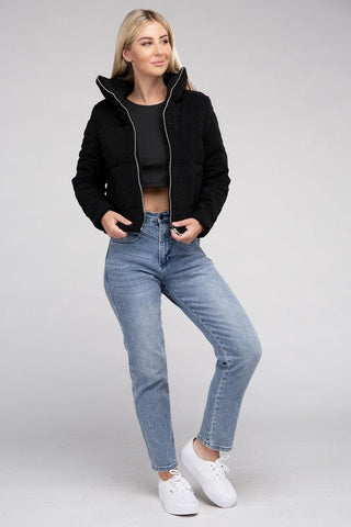 Corduroy Zip-Up Jacket *Online Only* - Premium  at Lonnys NY - Just $36! Shop Womens clothing now 