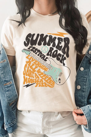Summer Rock Festival Live Music Tee *Online Only* - Premium Shirts & Tops at Lonnys NY - Just $40.63! Shop Womens clothing now 