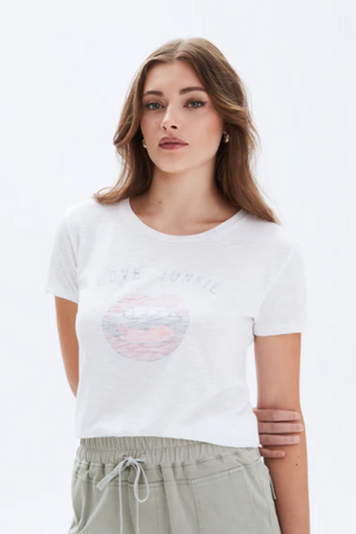 CHRLDR LOVE JUNKIE - Classic T-Shirt - Premium Shirts & Tops at Lonnys NY - Just $84! Shop Womens clothing now 