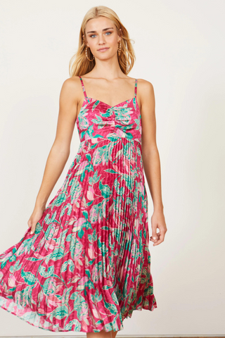 Caballero Donna Raspberry Floral Dress - Premium dresses at Lonnys NY - Just $285! Shop Womens clothing now 