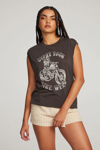 Chaser Gypsy Tour Tank - Premium Shirts & Tops at Lonnys NY - Just $59! Shop Womens clothing now 