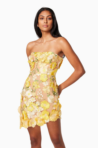 ELLIATT New-Age 3D Floral Mini Dress - Premium dresses at Lonnys NY - Just $330! Shop Womens clothing now 