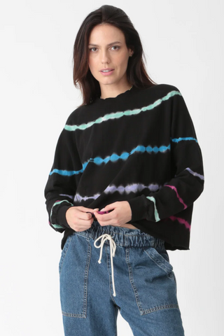 Electric & Rose Rylan Sweatshirt - Onyx / Multi - Premium sweatshirt at Lonnys NY - Just $178! Shop Womens clothing now 