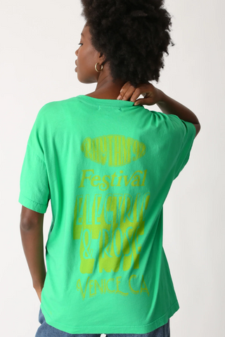 Electric & Rose Kelly Green Festival Signature Tee - Premium Shirts & Tops from Electric & Rose - Just $118! Shop now 