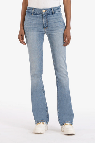 Kut From The Kloth Natalie Mid Rise Trouser Bootcut - Premium Jeans at Lonnys NY - Just $103! Shop Womens clothing now 