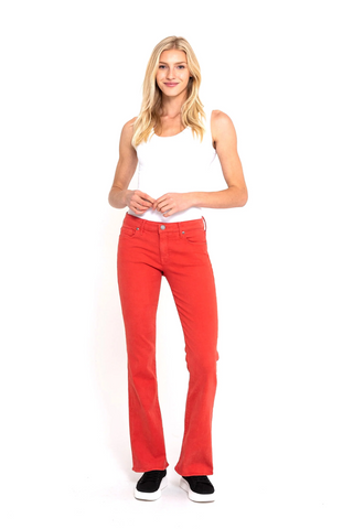 Parker Smith Bombshell Bell Pant in Watermelon - Premium Jeans from Parker Smith - Just $209! Shop now 