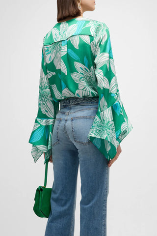 Ramy Brook Savanna Ruffle Blouse - Premium Shirts & Tops from RAMY BROOK - Just $365! Shop now 