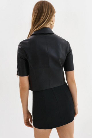 LA MARQUE Sevana| Reversible Leather Jacket - Premium Coats & Jackets at Lonnys NY - Just $495! Shop Womens clothing now 