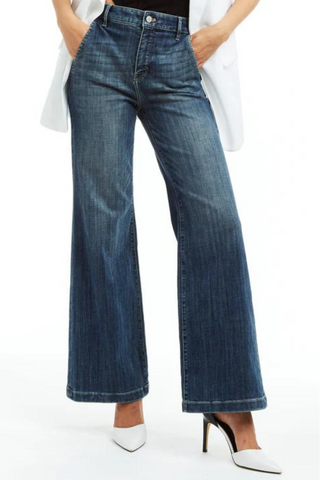 TRACTR High Rise Wide Leg Pant - Premium Jeans from TRACTR - Just $88! Shop now 