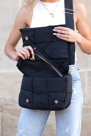 Romy Fold-Over Puffer Crossbody Plus Pouch *Online Only* - Premium Bags from Aili's Corner - Just $90! Shop now 