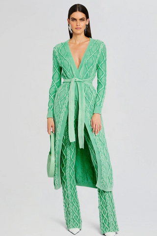 Seroya Josefina Cable Knit Cardigan - Premium sweater at Lonnys NY - Just $398! Shop Womens clothing now 