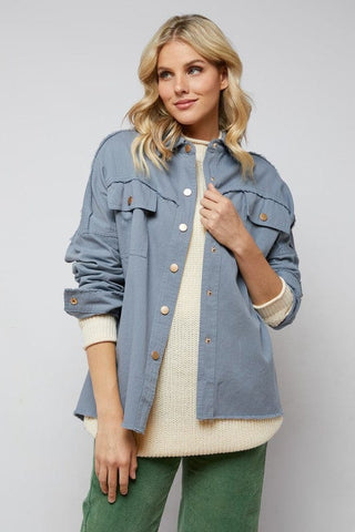 Sequin Long Sleeve Button Down Jacket *Online Only* - Premium  at Lonnys NY - Just $90! Shop Womens clothing now 