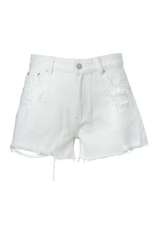 Distressed denim shorts  *Online Only* - Premium  at Lonnys NY - Just $45! Shop Womens clothing now 