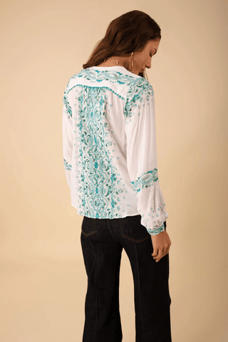 Hale Bob Cora Embroidered Top - Premium Shirts & Tops at Lonnys NY - Just $238! Shop Womens clothing now 