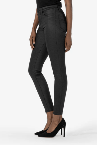 Kut from the Kloth Mia high rise coated jeans *FINAL SALE* - Premium pants at Lonnys NY - Just $52! Shop Womens clothing now 