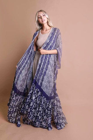 Paisley Tapestry Free Flow Kimono *Online Only* - Premium kimonos at Lonnys NY - Just $75! Shop Womens clothing now 