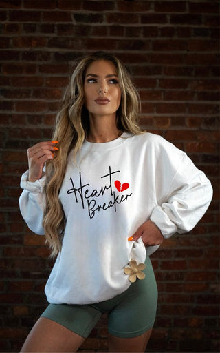 Heart Breaker Sweatshirt   *Online Only* - Premium  at Lonnys NY - Just $65! Shop Womens clothing now 