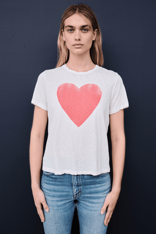 Sundry Heart Boxy S/S T-Shirt - Premium Shirts & Tops at Lonnys NY - Just $68! Shop Womens clothing now 