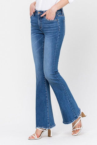 MID RISE FLARE Jeans  *Online Only* - Premium Jeans at Lonnys NY - Just $65.30! Shop Womens clothing now 