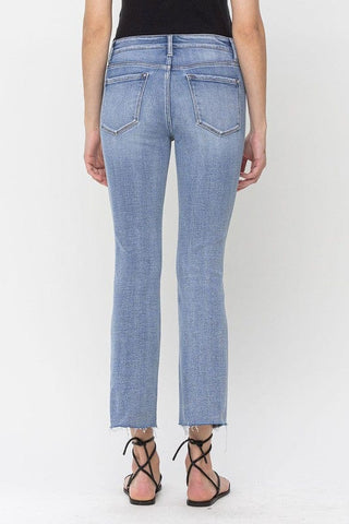 Mid Rise Kick Flare Jeans *Online Only* - Premium  at Lonnys NY - Just $75.18! Shop Womens clothing now 