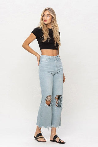Vintage Crop Flare Jeans *Online Only* - Premium  at Lonnys NY - Just $77.90! Shop Womens clothing now 