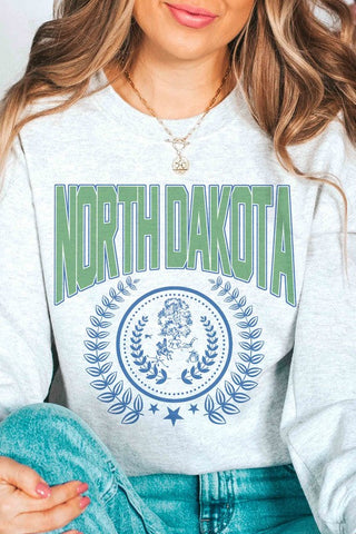 NORTH DAKOTA STATE WREATH Graphic Sweatshirt *Online Only* - Premium  from BLUME AND CO. - Just $66.63! Shop now 