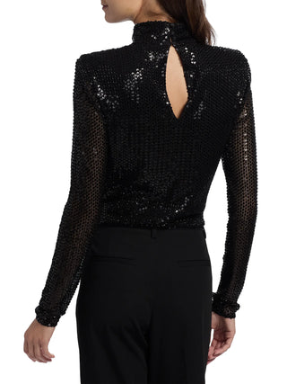 Ramy Brook Amber Sequin Turtleneck