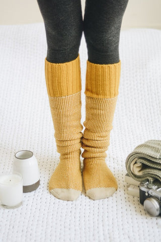 Knitted Lounge Socks *Online Only* - Premium clothing at Lonnys NY - Just $28! Shop Womens clothing now 