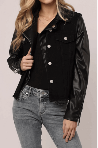Dear John Eden Frayed Hem Jacket - Premium clothing at Lonnys NY - Just $152! Shop Womens clothing now 