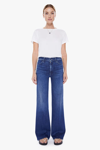 Mother Hustler Roller Sneak - Premium Jeans at Lonnys NY - Just $258! Shop Womens clothing now 