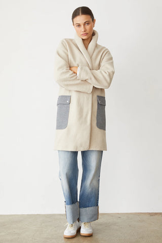 Monrow Sherpa Hooded Jacket - Premium clothing at Lonnys NY - Just $236! Shop Womens clothing now 