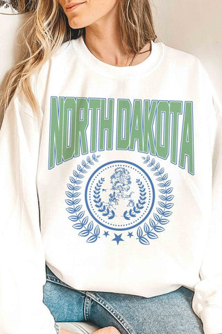 NORTH DAKOTA STATE WREATH Graphic Sweatshirt *Online Only* - Premium  from BLUME AND CO. - Just $66.63! Shop now 