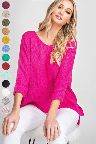 Crew Neck Knit Sweater *Online Only* - Premium  from eesome - Just $49! Shop now 