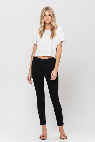 Flying Monkey Mid Rise Ankle Skinny *Online Only* - Premium  from Flying Monkey - Just $78.36! Shop now 