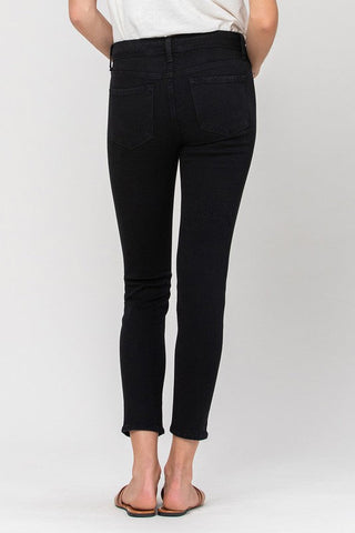 Flying Monkey Mid Rise Ankle Skinny *Online Only* - Premium  at Lonnys NY - Just $78.36! Shop Womens clothing now 